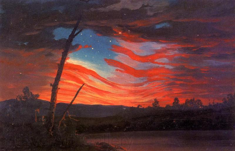 Frederic Edwin Church Our Banner in the Sky Germany oil painting art